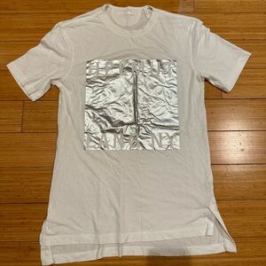 Helmut Lang Box Film Logo Tee White | Boxy Fit | Size S